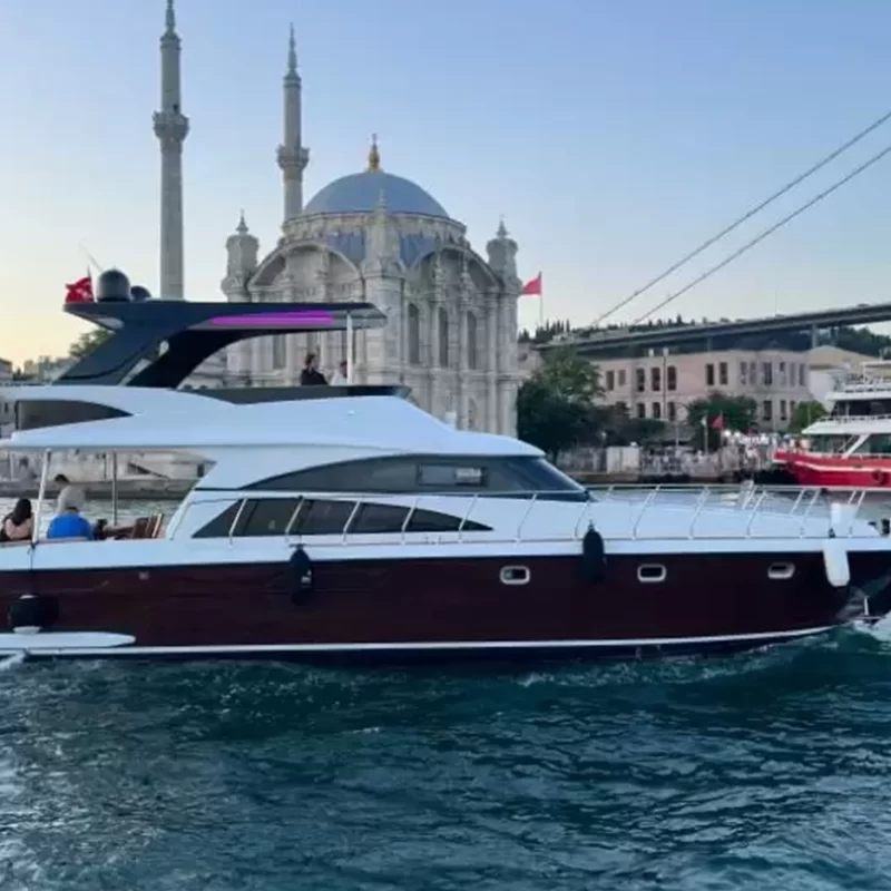 From Istanbul Port: Bosphorus Luxury Yacht Tour with Wine & Snacks